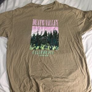 Men's Tan Graphic T-Shirt